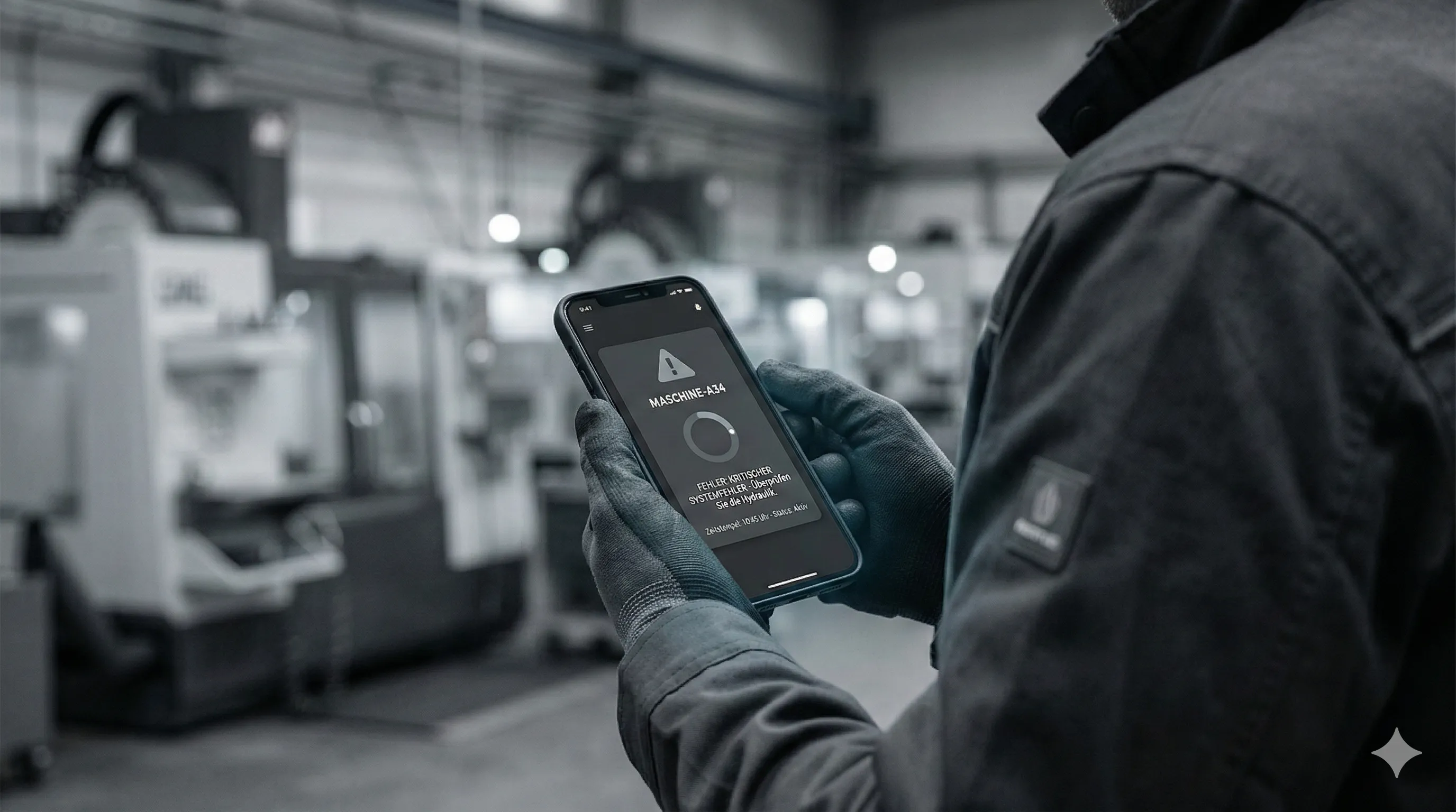 fabrikpuls Mobile App auf dem Shopfloor